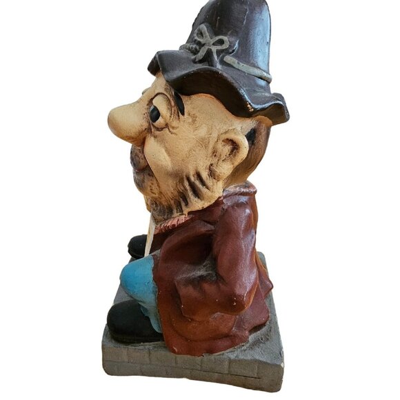 Norcrest Coin Bank Retirement Fund 7" Tall Hobo Bum Man Made in Japan Vintage - Picture 5 of 9